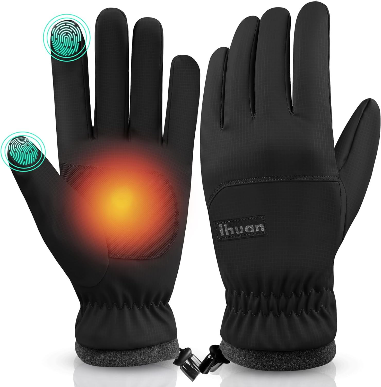 Winter Gloves Waterproof Windproof Mens Women - Warm Gloves Cold Weather, Touch-image