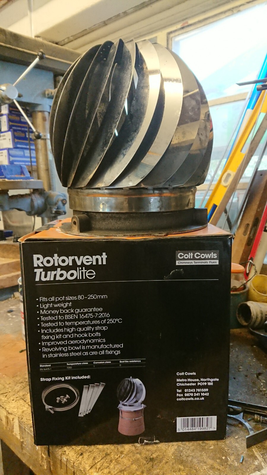 Stainless Steel Revolving Chimney Cowl eBay