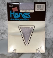 VTG Hanes Pantyhose Size C • Misty Lilac  Ultra Sheer NIP NOS 1988 Style 710