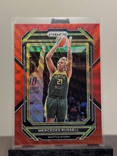 Mercedes Russell #81 2023 Panini Prizm WNBA Ruby Wave - Seattle Storm