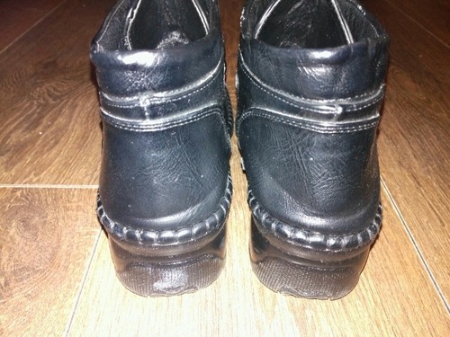 CUSHION WALK LEATHER SLIP ON SHOES SIZE 4 UK IN USED CONDITION - Picture 5 of 8