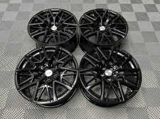 20" New RIVIERA RV196 Wide Stance Wheels Gloss Black VW Transporter T5 5x120
