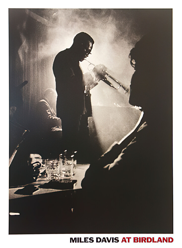 Miles DaVIs - Live At Birdland - Music Poster / Art Print