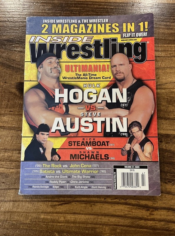 Wrestling Magazine 2 In 1 Inside Wrestling And The Wrestler Vol 27 2009