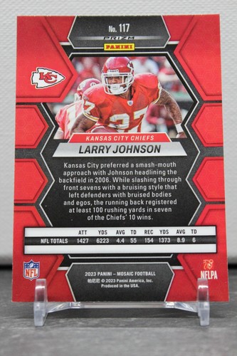 2023 Larry Johnson No.117 Kansas City Chiefs Football Mosaic - Picture 2 of 2