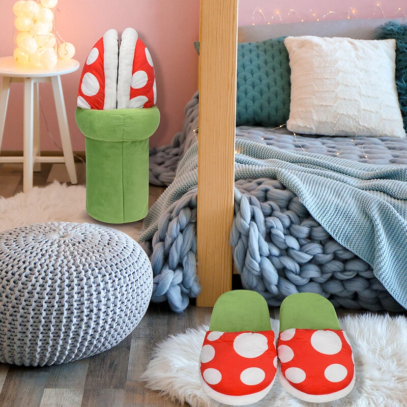 Super mario clearance piranha plant slippers