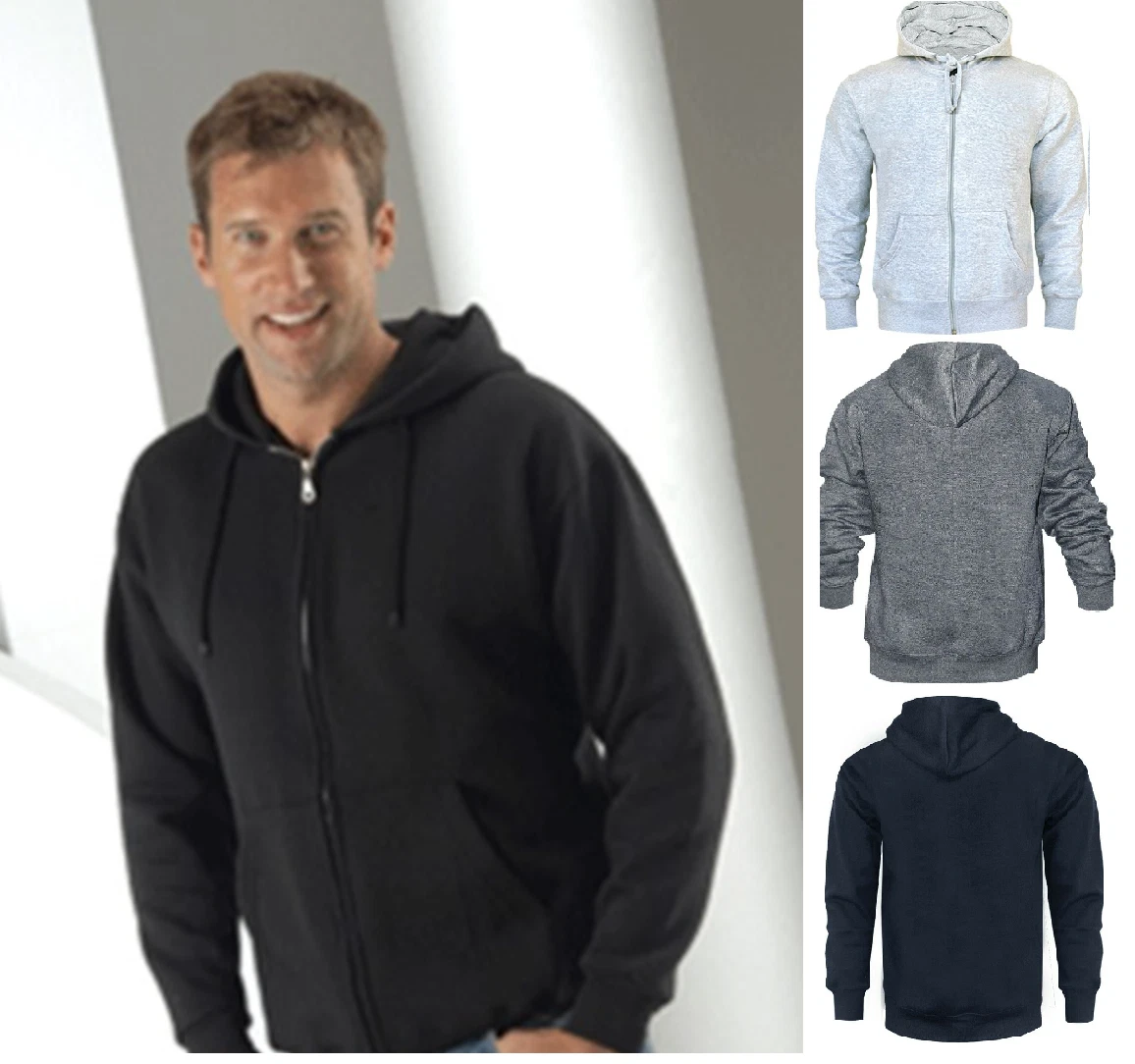 Mens Zip Up HOODIE Hooded Sweatshirt Fleece Jackets Hoody Jumper Pullover top ee
Opens in a new wind