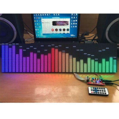 AS1000 RGB Sound Control Music Spectrum Display KTV Rhythm Light 2*P5 Controller
