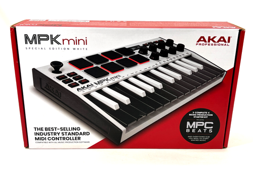 Akai Professional MPK Mini MK3 Keyboard Controller - Special Edition White *NEW*