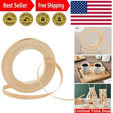 Versatile 118ft Flat Reed Crafting Coil, 0.63in Wide, Ideal for Basket Making