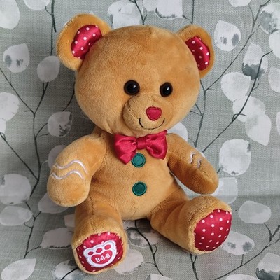 Build A Bear Lebkuchenmann Smallfrys/Buddies Teddybär 8 Zoll Stofftier 2017 BAB