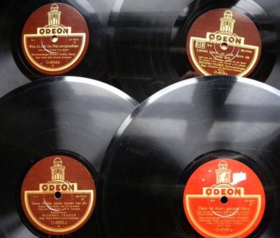 E403/ RICHARD TAUBER-Dein ist mein ganzes Herz u. andere- 4 Stk. 78rpm Schellack