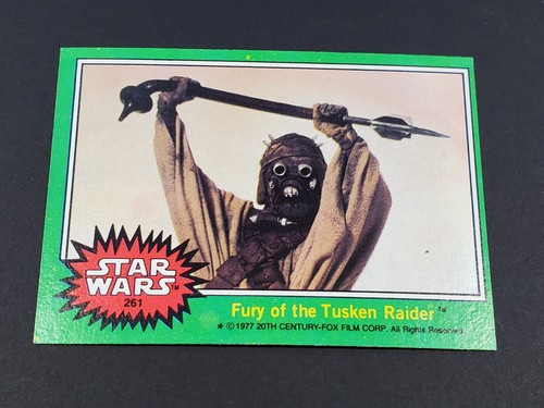 1977 Topps Star Wars #261 Fury of the Tusken Raider — Raw