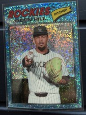 2026 Topps Heritage - Jaden Hill #26 Chrome Light Blue Sparkle Refractor