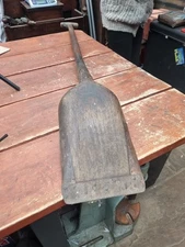 Antique Wooden Handmade Malt Shovel Spade