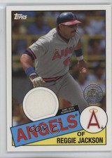 2020 Topps 1985 Topps Baseball Relics Reggie Jackson #85R-RJ HOF 4r7
