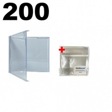 200 STANDARD CD Jewel Case Carton Only, NO Trays 200 OPP Plastic Wrap Bag