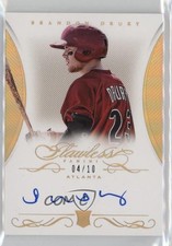 2016 Panini Flawless Rookie Signatures Gold 4/10 Brandon Drury #RF-BD Auto 1e1a