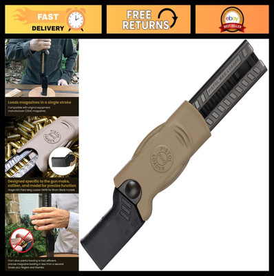 9mm Magazine Loader for Glock & MEC-GAR - Fits 10-18 Round Magazines, Easy Use