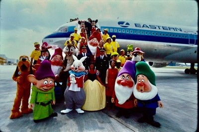 35mm Slide Disneyland Eastern Airlines ORIGINAL Color Photo Used In National Ad