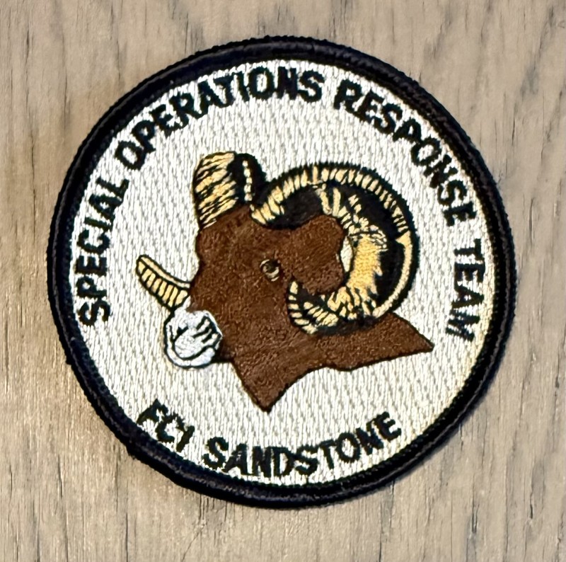 Minnesota Sandstone FEDERAL PRISON SORT SWAT  tactical police corrections patch