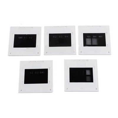 Optical Diffraction Grating Kit with Five Pieces Size 50x50mm