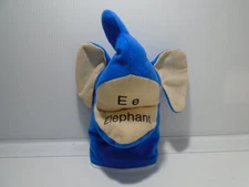 F-A-O SCHWARZ ALPHABET ELEPHANT 8" HAND PUPPET PLUSH (ML443)