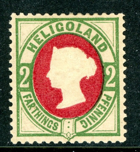 GANDALF - Germany 1875 Heligoland 2pf Yellow Green & Dark Rose Sc #15 Mint C846 GANDALF - Germany 1875 Heligoland 2pf Yellow Green & Dark Rose Sc #15 Mint C846