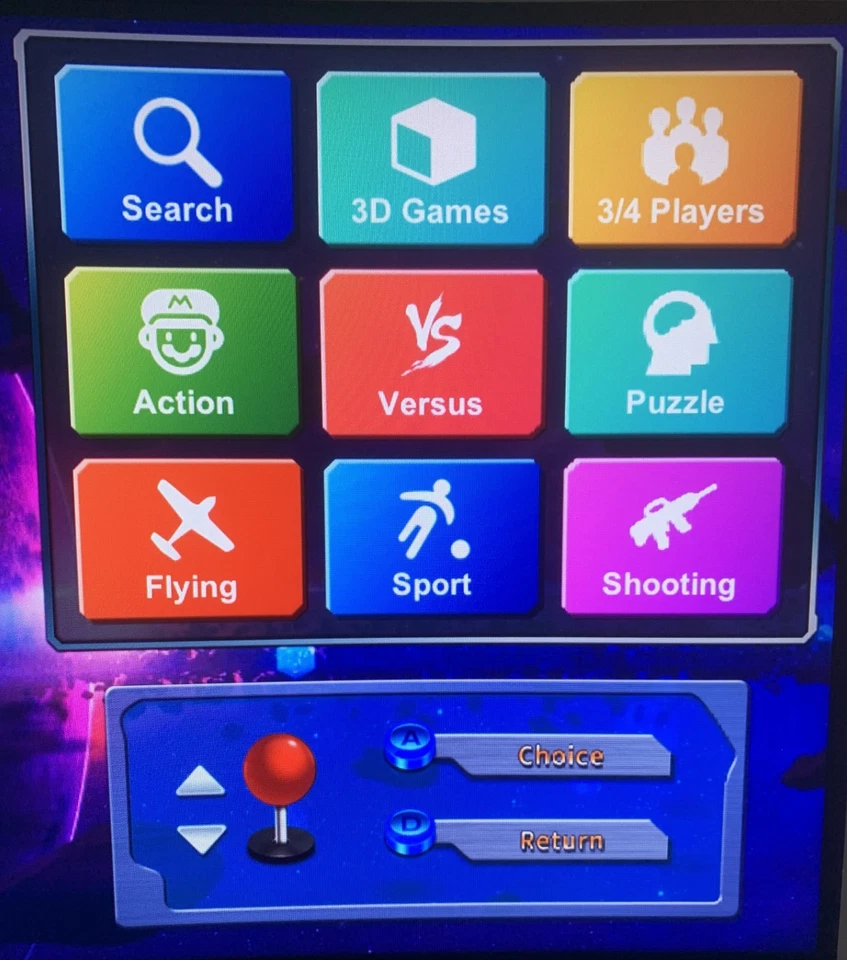 Consola Pandora Box Arcade con 28000 Juegos Retro con LED y Sistema de Sonido - Immagine 3 di 4