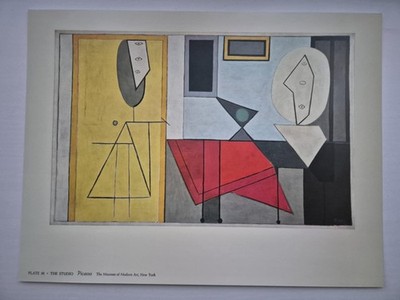 Antiker Druck Metropolitan The Studio Picasso von 1958