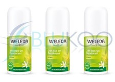 Weleda Citrus 24h Roll-On Deodorant - 50ml (Pack of 3)