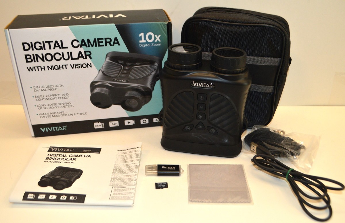 Vivitar Digital Camera Binocular with night vision vivcvir12