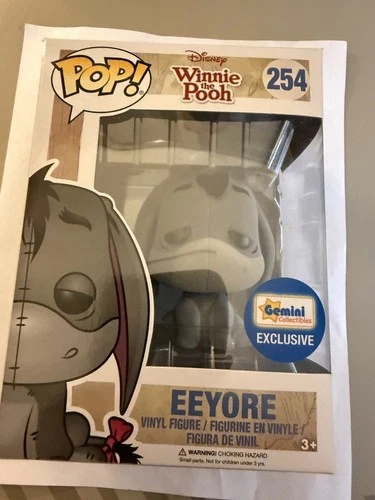 Funko Pop! Vinyl: Disney - Eeyore - (Flocked) - Gemini Collectibles (Exclusive)
