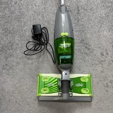 Swiffer Sweeper Vac Vacuum L4000 Rechargeable Cordless Gray Green w/Charger READ