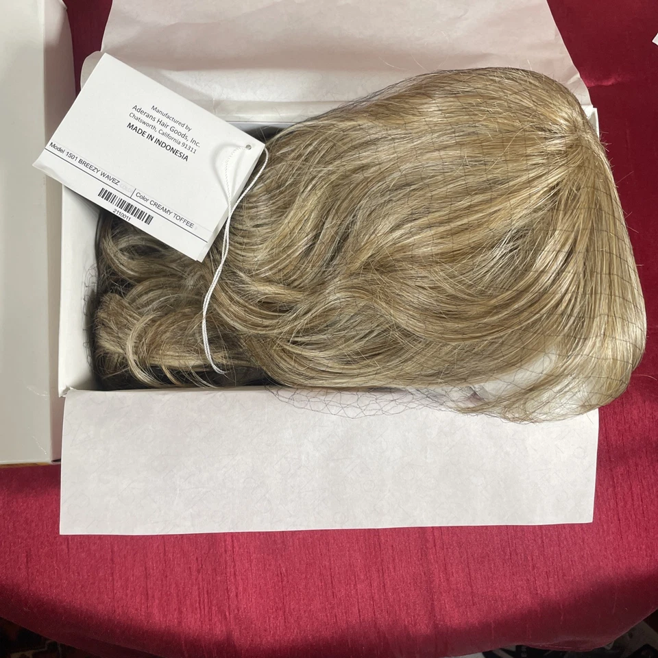 MUSE SERIES CREAMY TOFFEE  BREEZY WAVEZ SYNTHETIC WIG | Rene of Paris - Image 3 of 4