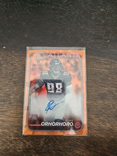 2024 Topps Chrome SAPPHIRE- Rookie Autographs Ruke Orhorhoro Orange Refractor/25