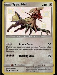 Type: Null SV45/SV94 Hidden Fates Shiny Holo Rare