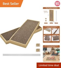 2 Pack Double-Sided Cat Scratch Pad - Corrugated Cardboard Solutions