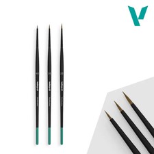 Vallejo Brush - Pro Modeler: "Definition" Natural Hair Brush Set