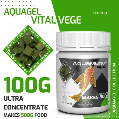 AquaMunch AquaGel Fish Food - Vital Vege L(L9) - Picture 1 of 5