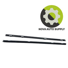 2pcs Car Weatherstrip Window Moulding Trim For Honda Civic 2001-2005 2doors