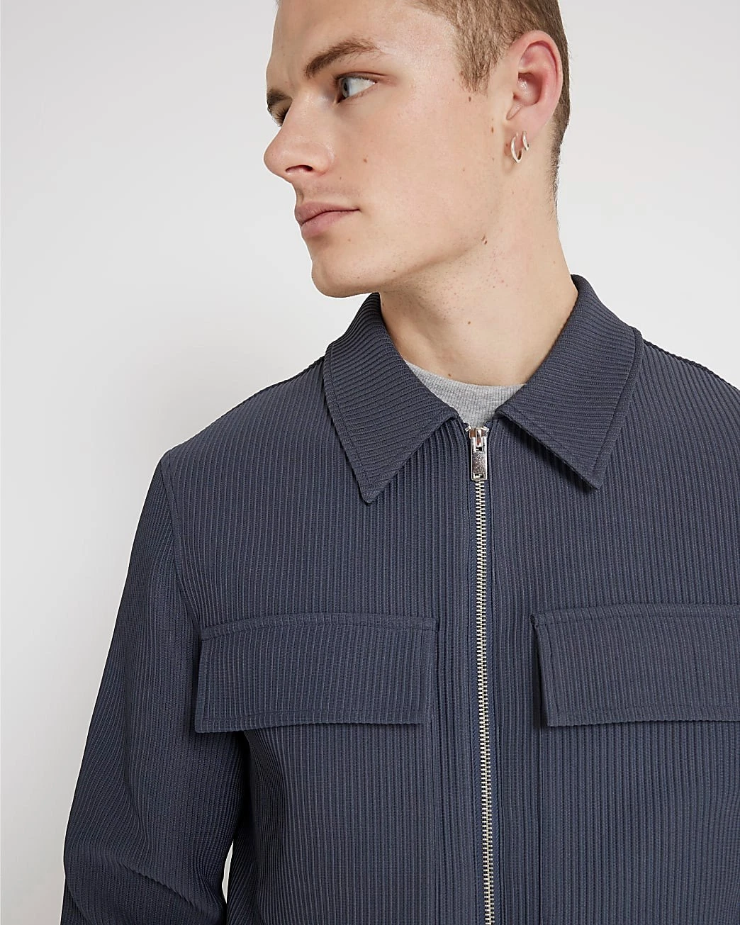 River Island Smart Overshirt Jacket Men's Size Medium NEW