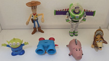 Lot of 6-Toy Story Action Figures McDonalds Burger King Happy Meal Toys VTG Set