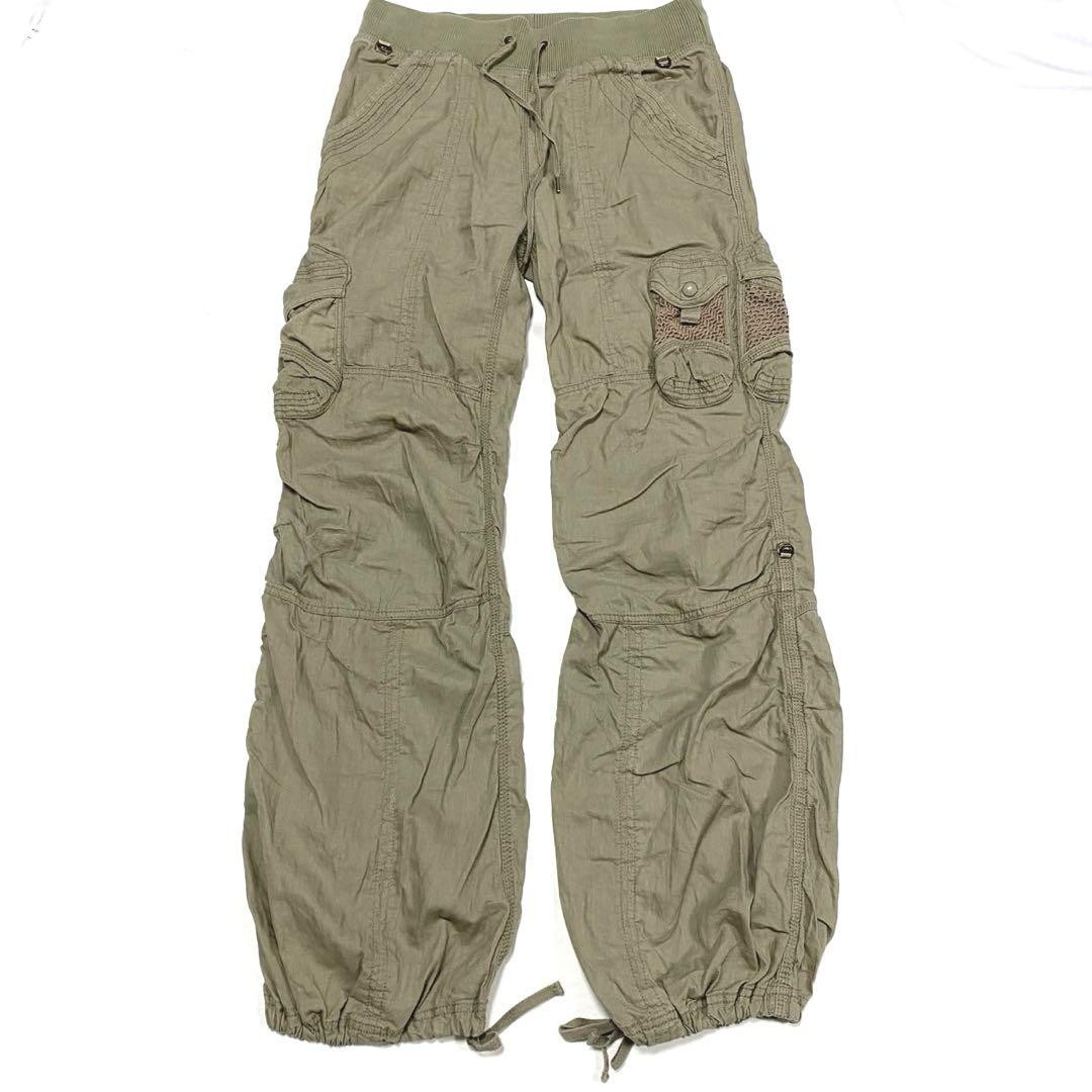 goa(ゴア) 00's archive parachute pants 00s G.O.A Archive Parachute Cargo Pants ゴア アーカイブ