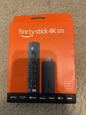 Amazon Fire TV Stick 4K Max Wi-Fi 6E, 16GB, Alexa Voice Remote. Sealed.