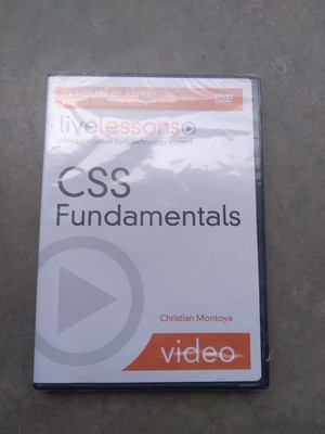 livelessons CSS Fundamentals Video DVD NEW