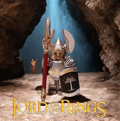 Excuisit Lego 1 × Gondor Knight Warrior Minifigure - Lotr - New - Bild 1 von 4