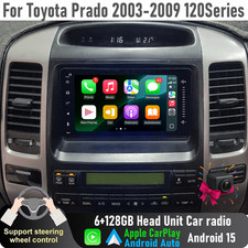 For Toyota Prado 2003-2009 120 Series 7" Apple Carplay GPS Navi WIFI  6+128GB