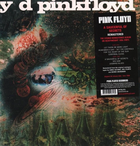 Pink Floyd A Saucerful of Secrets LP vinyl Europe Pink Floyd 2016 stereo