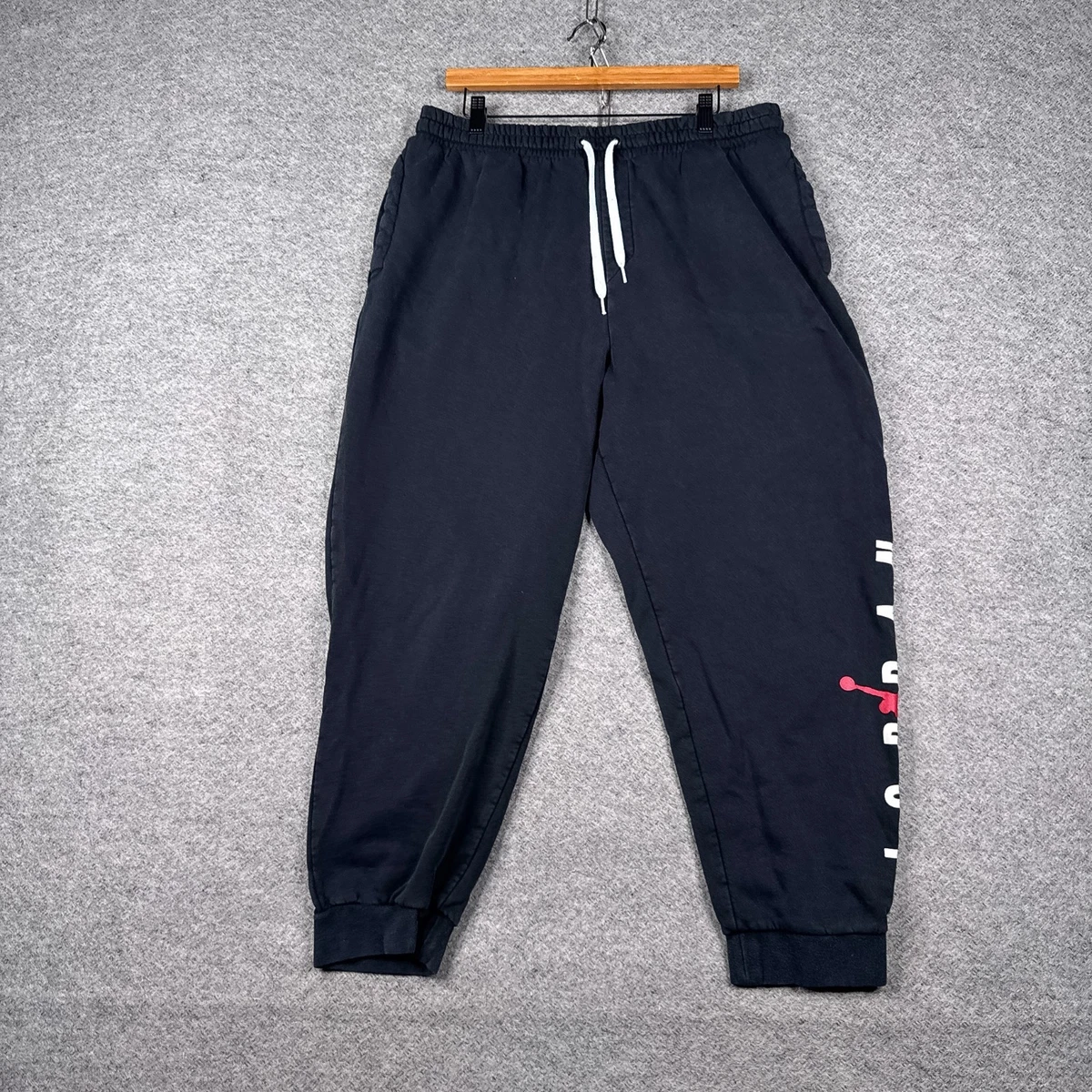 Jordan Men Black Fleece Activewear Pants for Men for sale | eBay